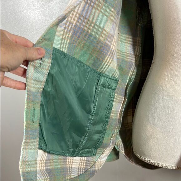 Members Mark Plaid Button-Up Jacket/Shacket - Picture 6 of 7